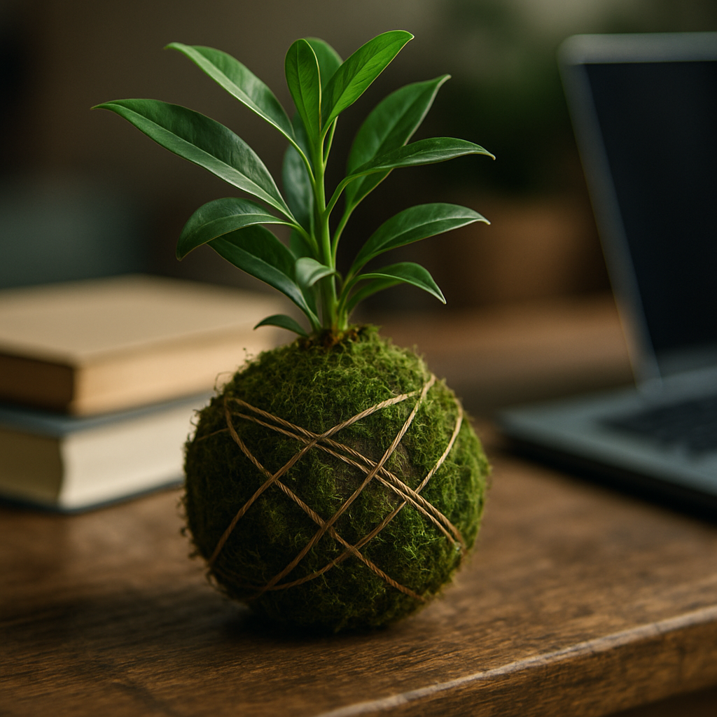 Kokedama art kokedama-art-workshop-pune